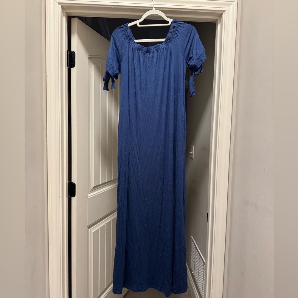Pinkblush 
Blue maternity dress